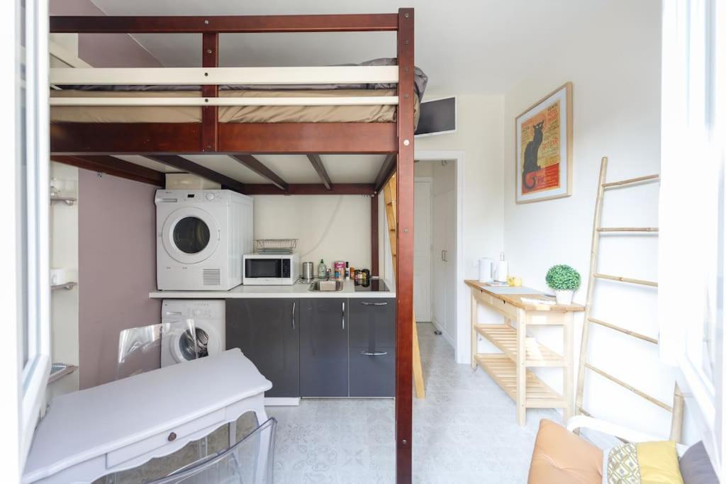Sacre Petit Studio In The Coeur Of Montmartre 파리 외부 사진