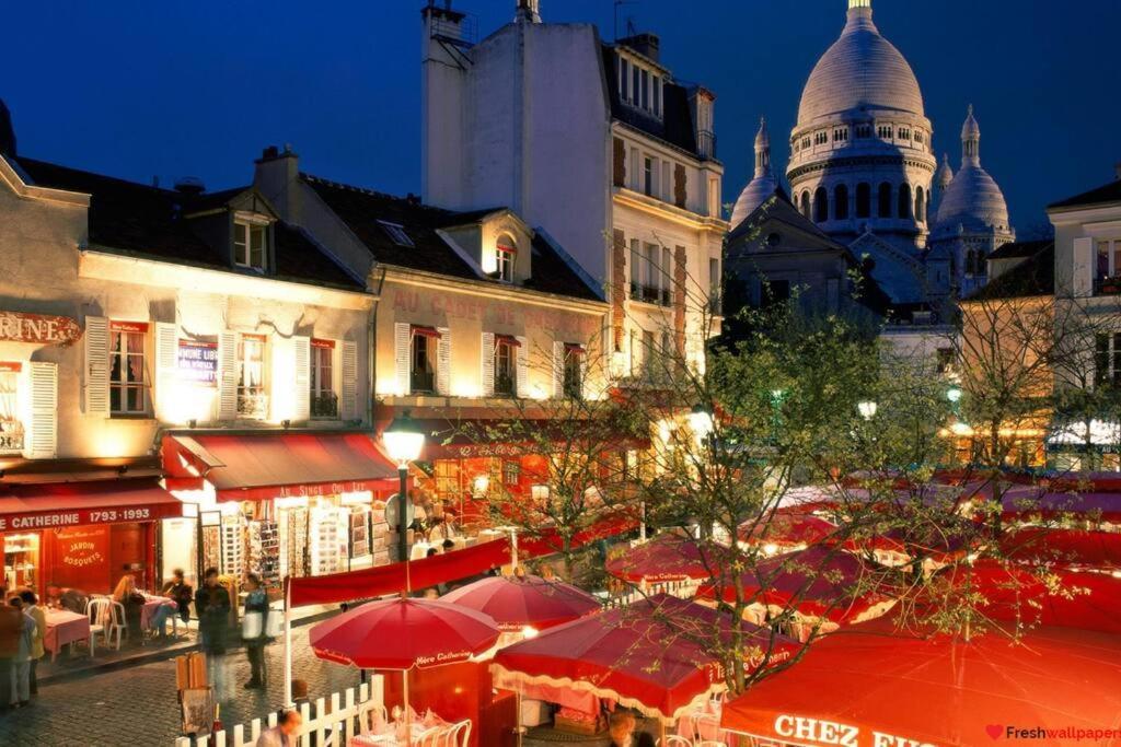 Sacre Petit Studio In The Coeur Of Montmartre 파리 외부 사진